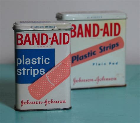 metal band aid brand bandage boxes sell|how to bandage a wound.